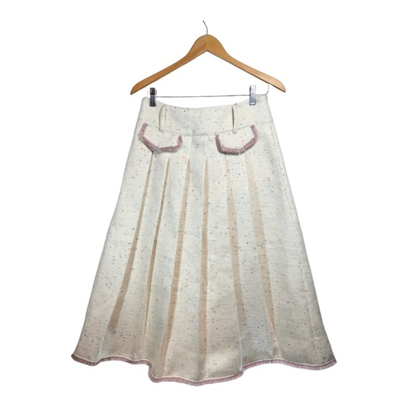 SUNSET PARK Wool coat pleated long skirt NWOT - Picture 2 of 7